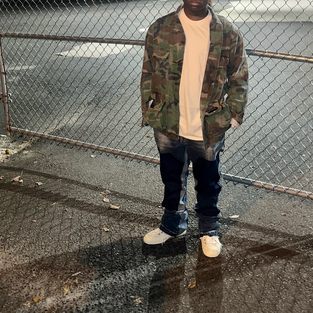 MNML Green Camouflage Field Jacket